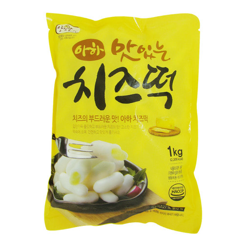 코리원/맛정 단호박 고구마 치즈떡 1kg/떡볶이/분식