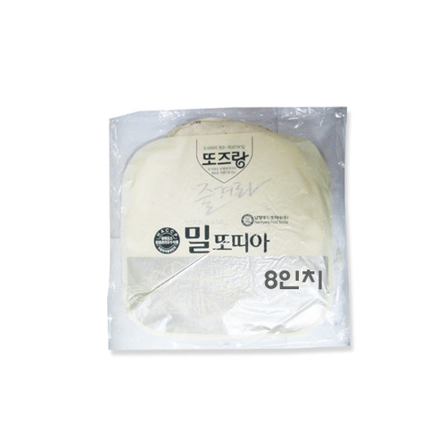 남향푸드 밀 또띠아 8인치 40gx12개(도우 피자 치즈)