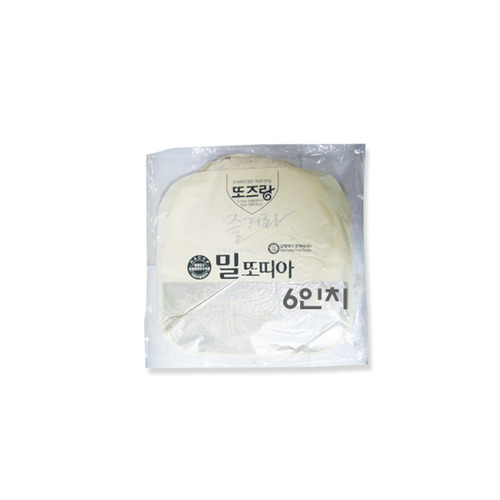 남향푸드 밀 또띠아 6인치 20gx12개(도우 피자 치즈)